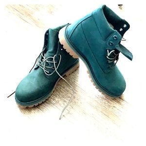 Timberlands limited edition teal